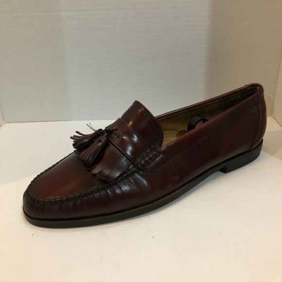 GH Bass Co Layton Mens 13 D Burgundy Leather Kiltie Tassel Loafers Shoes main image 15